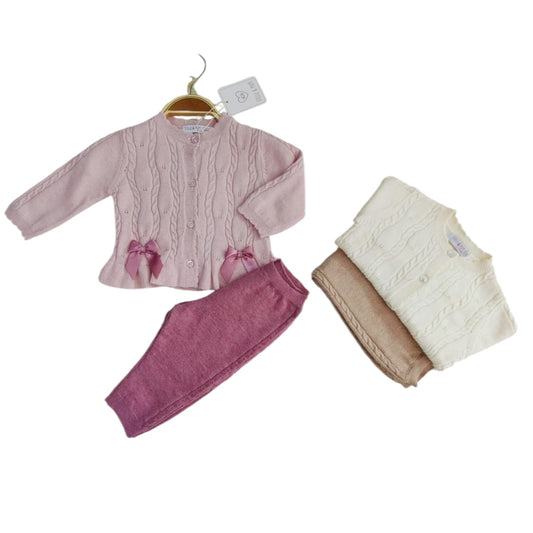 2 SET | Vestje met strikjes