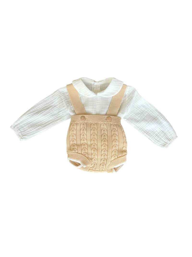 TUINBROEK SET UNISEX Licht bruin