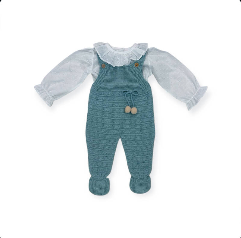 JUMPSUIT Met blouse groen