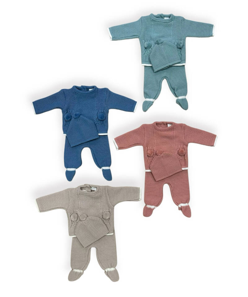 NEW BORN PAKJE 3 set met 2 bolletjes