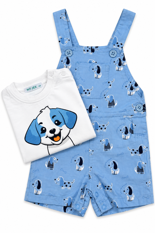 2 SET Perrito blauw