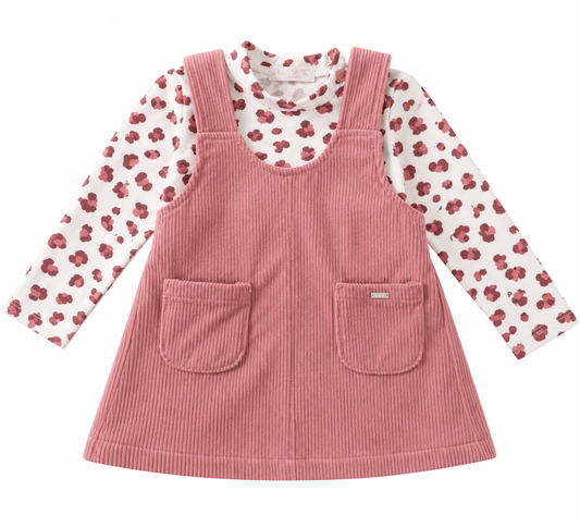2 SET | TUINROK PANTER roze