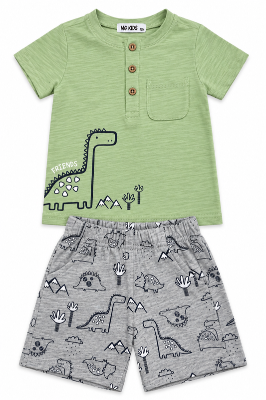 SET dino knoopje groen