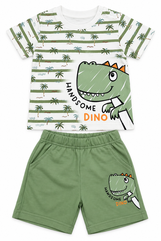SET Dino palmboom wit