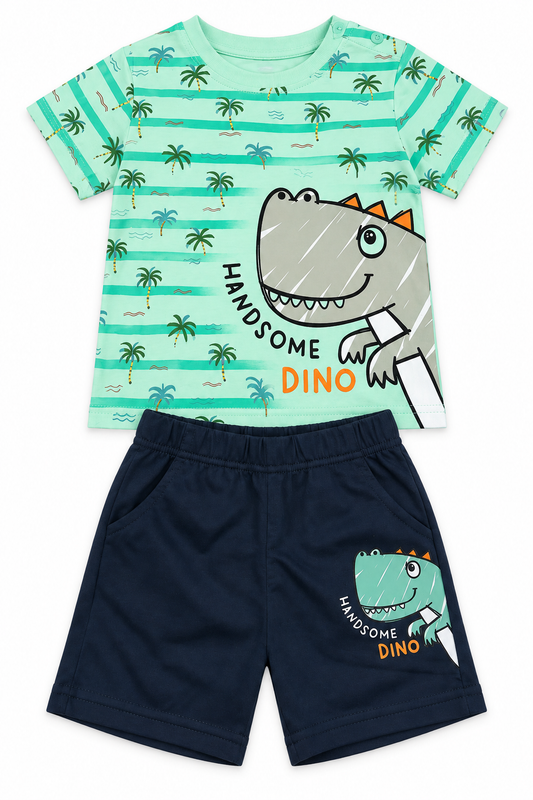 SET Dino palmboom groen