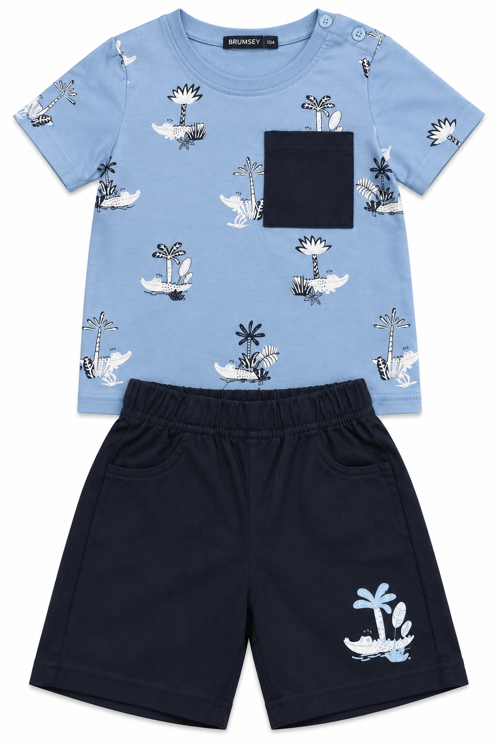 SET Palm beach blauw