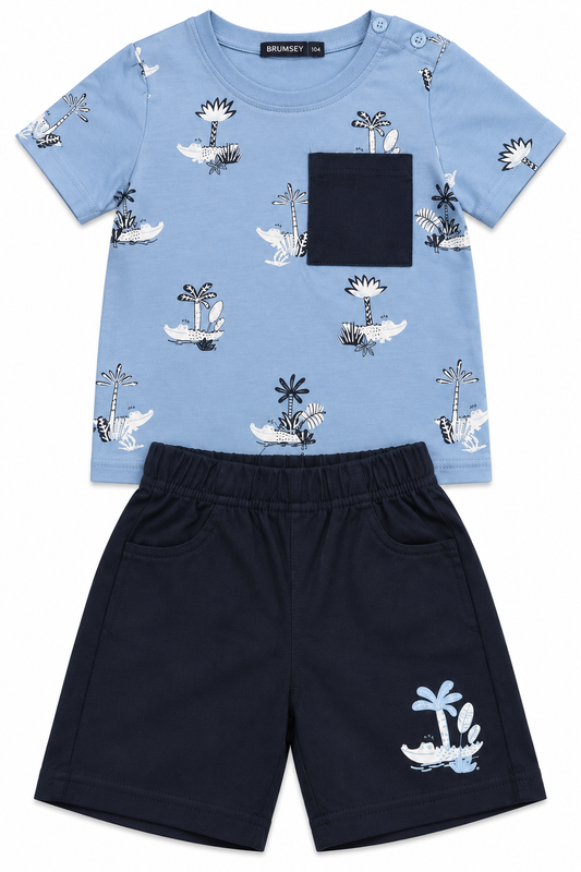 SET Palm beach blauw