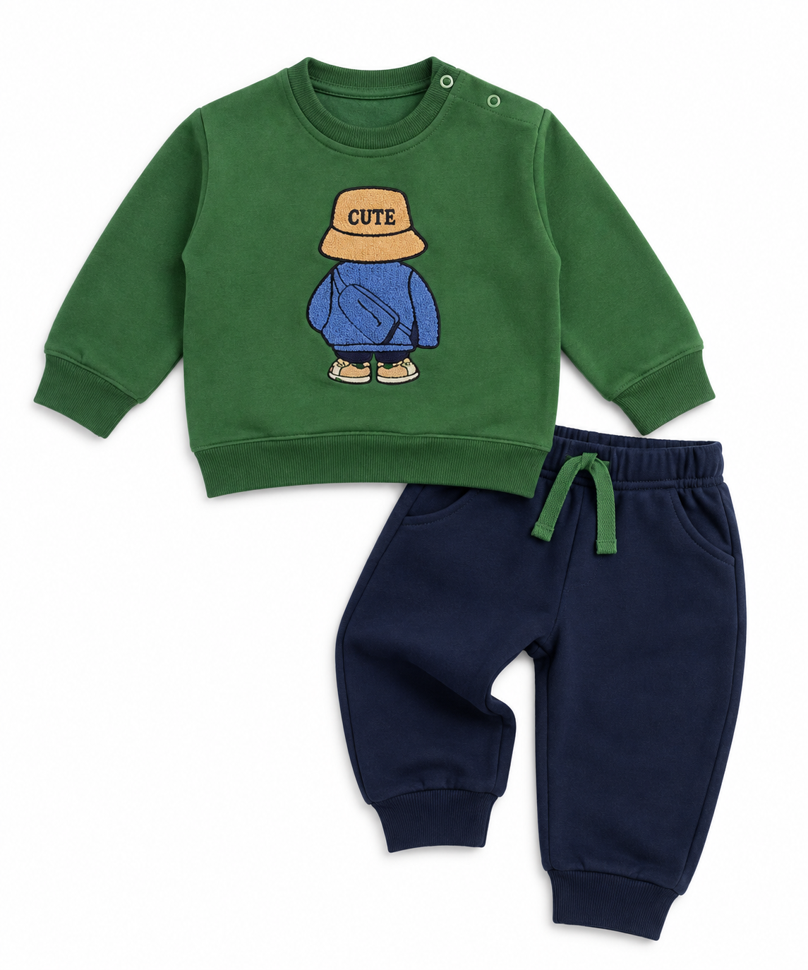 2 SET Cute jogger groen