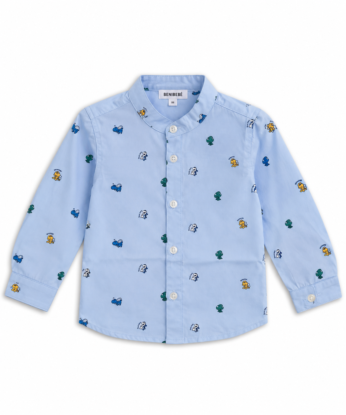 BLOUSE Dino blauw