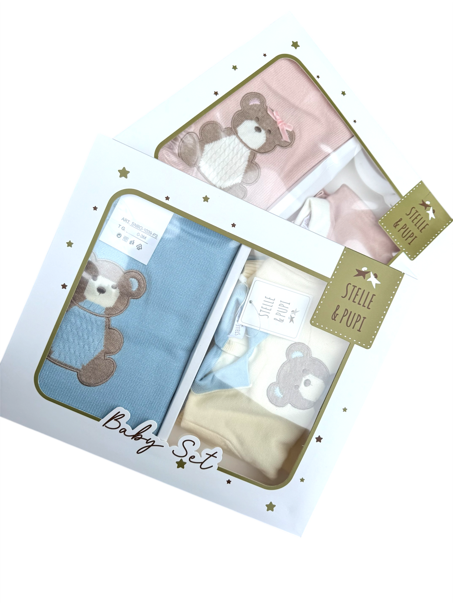 CADEAUSET | 2 set pakje + grote deken