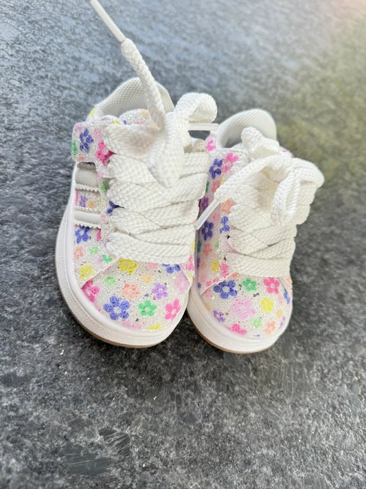 SNEAKER | Glitter bloem
