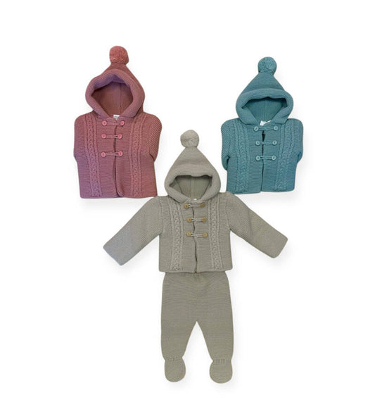 WINTER PAKJE 2 set met bolletjes muts