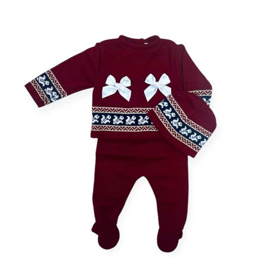 NEW BORN PAKJE 3 set bordeaux