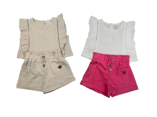 2 SET Ruffel & kant